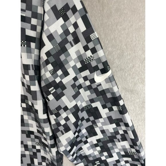 Nike Pro Hyperwarm Dri-Fit Hoodie Womens Large Pixel Gray Black - Picture 3 of 10